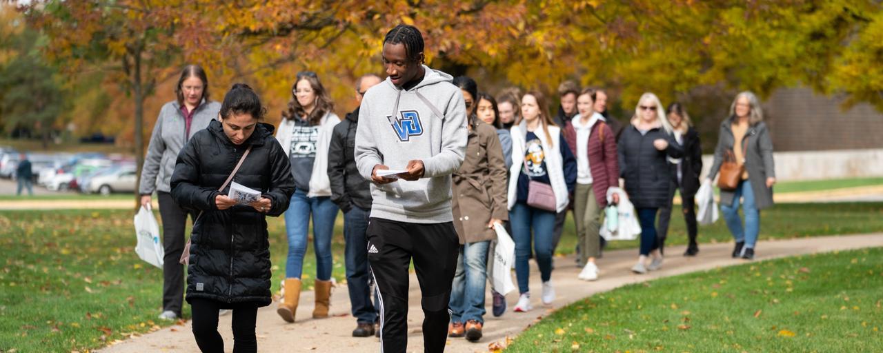 prospective student campus tour